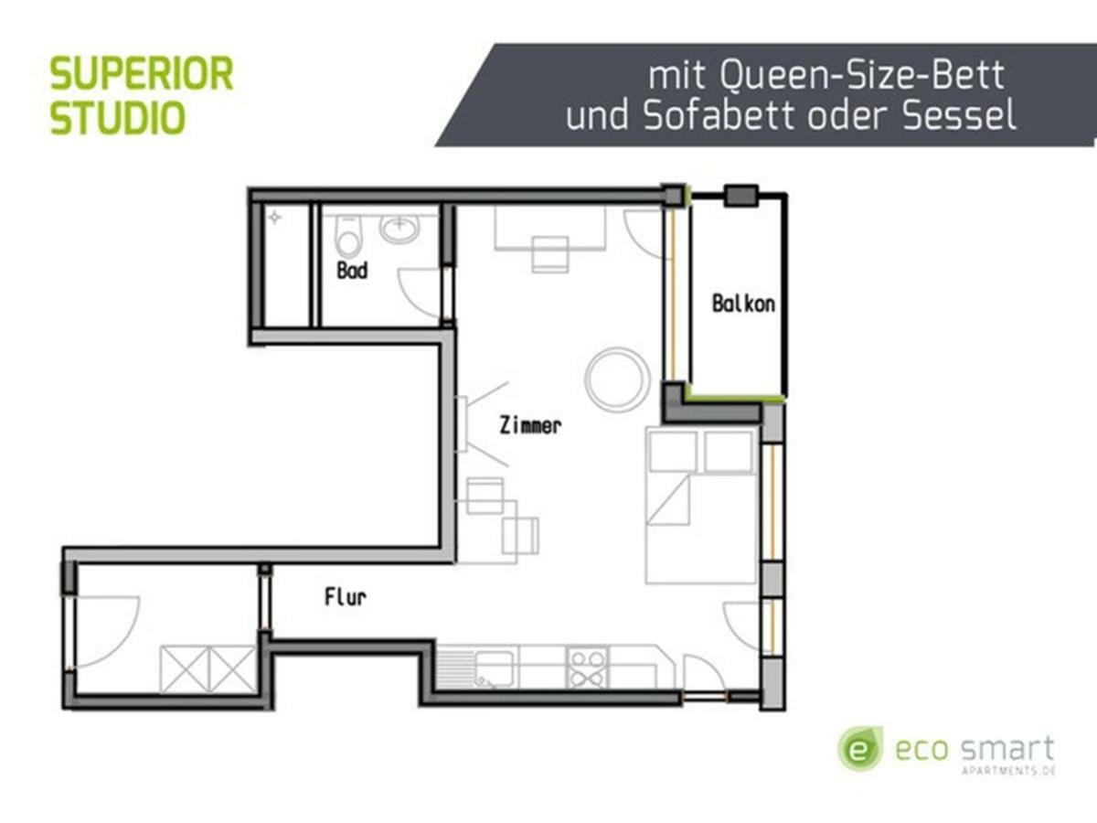 Eco Smart Apartments Erlangen Extérieur photo