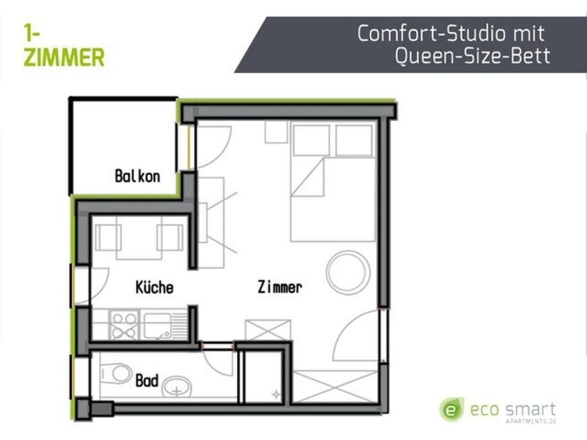 Eco Smart Apartments Erlangen Extérieur photo
